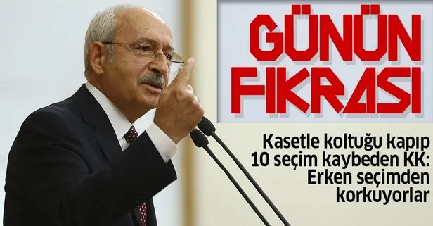 10 seçim kaybeden CHP lideri Kemal Kılıçdaroğlu: Erken seçimden korkuyorlar