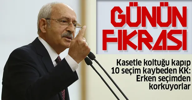 10 seçim kaybeden CHP lideri Kemal Kılıçdaroğlu: Erken seçimden korkuyorlar