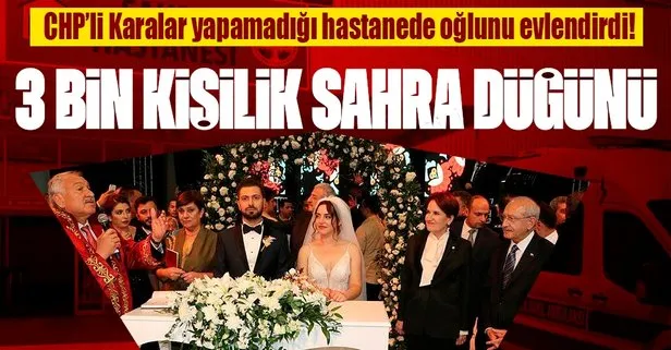 CHP’den Adana’da 3 bin konuklu sahra düğünü!