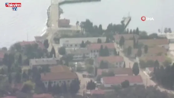 İmralı Adası havadan görüntülendi!