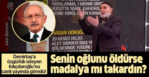 6-8 Ekim olaylarında katledilen Hasan Gökgöz’ün babası Mehmet Gökgöz’den Kılıçdaroğlu’na ’Selahattin Demirtaş’ tepkisi