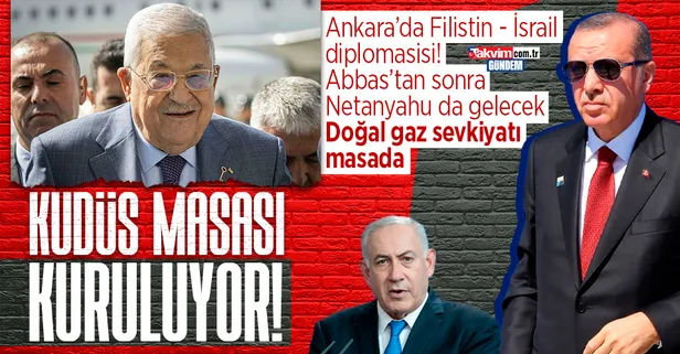 Başkan Erdoğan'ın daveti üzerine Filistin Devlet Başkanı Mahmut Abbas Ankara'da!