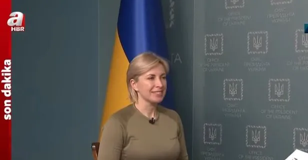 Ukrayna Başbakan Yardımcısı İrina Vereshchuk A Haber’e konuştu: Mariupol’de hastanede 400 kişi rehin durumda