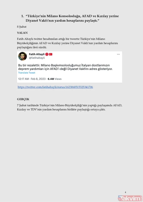 Felaket tellalları! Sosyal medyada paylaşılan yalanlar ve gerçekler - 11