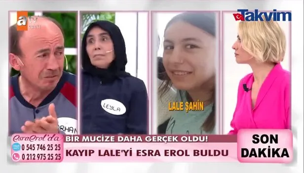 Esra Erol’da bir mucize daha gerçek oldu! Kayıp Lale bulundu