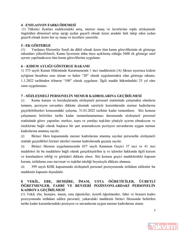 Sendikalar memur ve memur emeklisi için ne talep etti? Memur toplu sözleşme zammı yüzde kaç? İşte detaylar... - 11