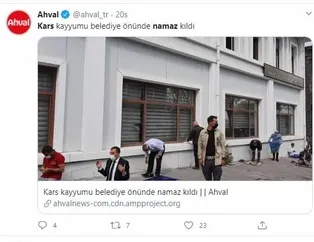 Türker Öksüz’ün vatandaşlarla kıldığı Cuma namazını hedef almışlardı! CHP, İYİ Parti ve Deva Partilileri utandıracak görüntüler