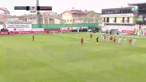 GOL | Keçiörengücü 1-2 Gaziantep FK
