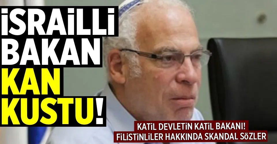 İsrailli bakan kan kustu!