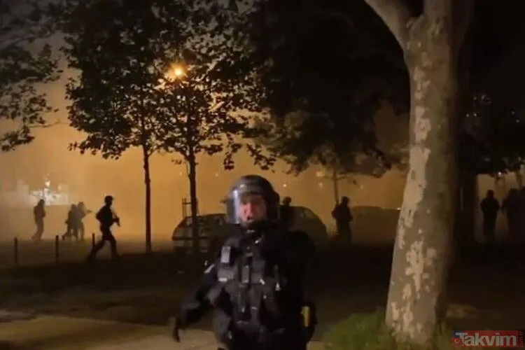 Paris yangın yeri: Polis ekipleri ile protestocular arasında arbede! Koronavirüs yasakları...
