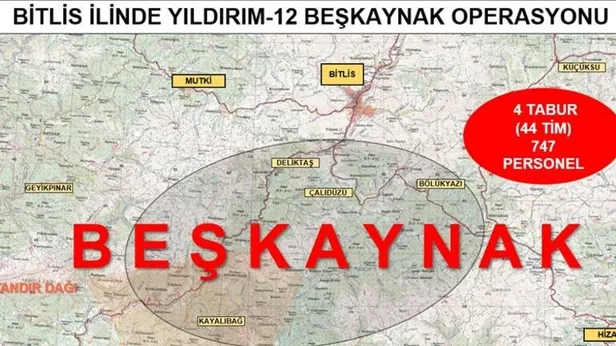 Son dakika: Yıldırım-12 Beşkaynak Operasyonu başlatıldı! Yüzlerce personel katılıyor-3