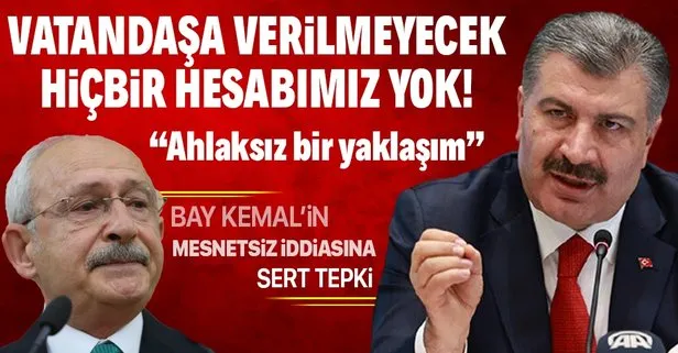 Sağlık Bakanı Fahrettin Koca’dan Kemal Kılıçdaroğlu’nun ’ücretsiz aşı’ iddiasına cevap