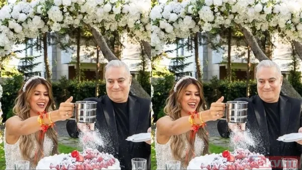 Düğün Pastasında İse Erbil, Eşi Tarafından Hazırlatılan Pastadaki Çilekleri Çocuklarına Tek Tek Yedirdi.