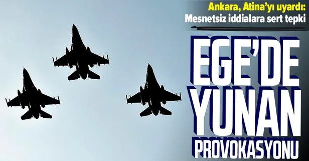 Ege’de Yunan provokasyonu! Türkiye uyardı