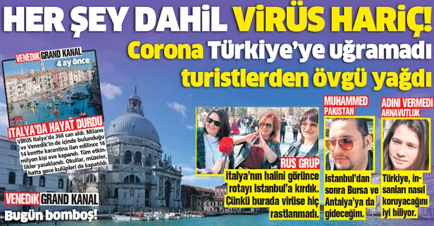 Corona virüsü (Covid-19) Türkiye'ye uğramadı, turistlerden övgü yağdı: Türkler çok iyi tedbir aldı