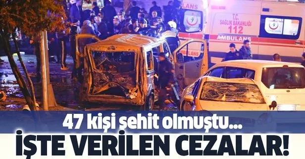 İstanbul Beşiktaş’taki terör saldırısıyla ilgili son dakika gelişmesi: Hapis cezaları onandı