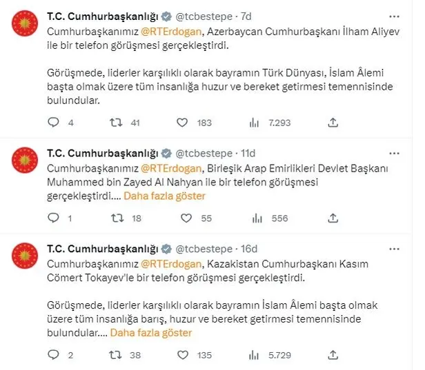 Başkan Erdoğan'ın bayram diplomasisi sürüyor! Peş peşe kritik temaslar: Almanya, Katar, BAE, Azerbaycan, İran...-13