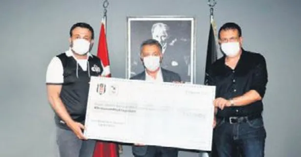 Kartal’a 100 bin TL’lik çek