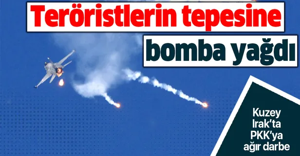 Son dakika: Kuzey Irak'ta 5 PKK'lı öldürüldü