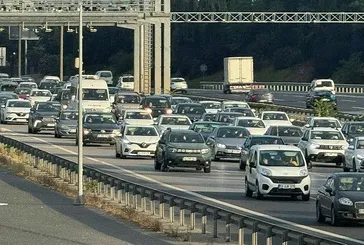 Otoyollarda bayram yoğunluğu!