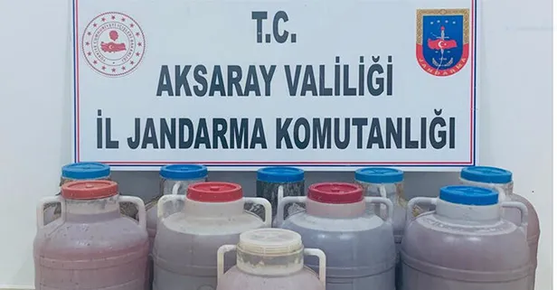 Aksaray’da kaçak içki operasyonu: 2 gözaltı