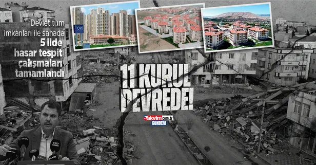 Çevre, Şehircilik ve İklim Değişikliği Bakanı Murat Kurum: "Şehirleri afetlere karşı dirençli hale getirecek 11 kurul oluşturuldu"