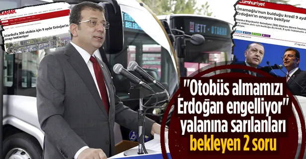 CHP'li İBB'nin "Otobüs almak için Cumhurbaşkanı onayı gerekiyor" yalanı çürüdü!