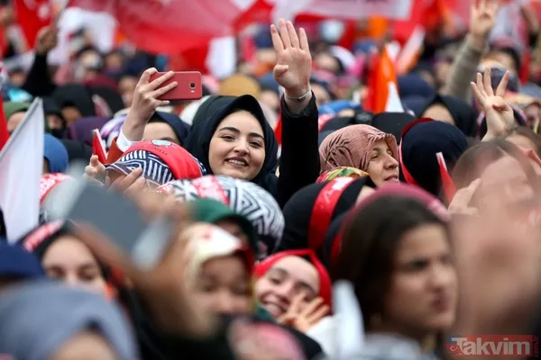 Başkan Erdoğan'a Düzce'de sevgi seli! - 18