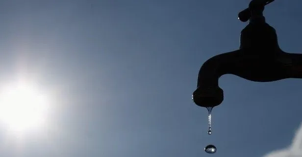İstanbulda su kesintisi başlıyor! 30 saat sürecek...