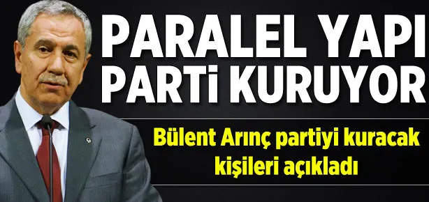 Paralel yapı parti kuruyor