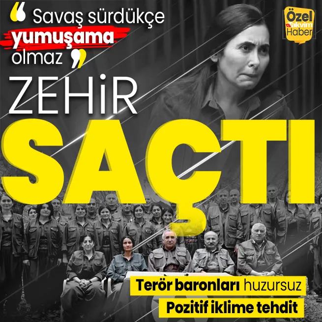 PKKdan siyasette pozitif eğilime giren sürece küstah tehdit! Elebaşı Helin Ümit ininden zehir saçtı... Savaş sürdükçe yumuşama olmaz