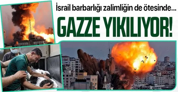 Siyonist İsrail yıkıyor!