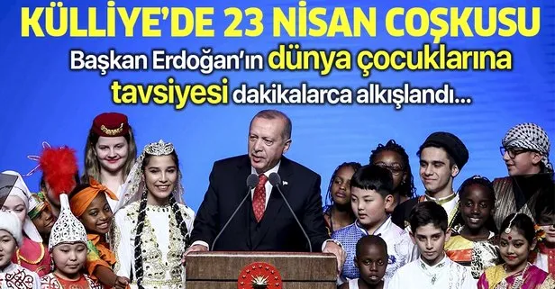 Başkan Erdoğan 23 Nisan gala programında çocuklara seslendi