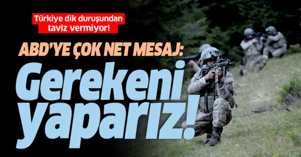 Bakan Çavuşoğlu: 120 saat sonra bir tane bile YPG/PKK teröristi kalmayacak