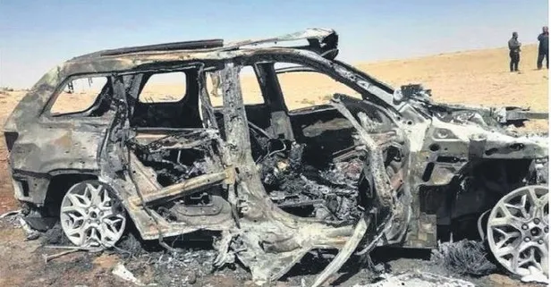 SİHA'lar PKK'lı sözde Suriye özerk yönetimi merkez yürütme konseyi eş başkanı terörist Hüseyin Şibli'yi paket etti