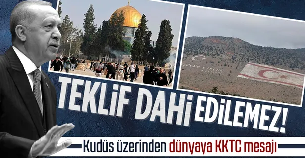 SON DAKİKA: Başkan Erdoğan'dan dünyaya KKTC mesajı: Türk askerinin çekilmesi teklif dahi edilemez