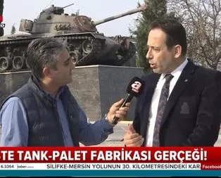Kılıçdaroğlunun satılacak yalanlarına Tank-Palet Fabrikası önünden cevap