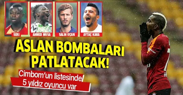 Galatasaray Trabzonspor maçı sonrasında transfer startını verecek! Listede 5 yıldız oyuncu var