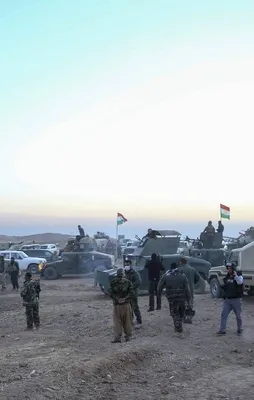 Peşmerge ve Irak ordusu arasında bayrak krizi!