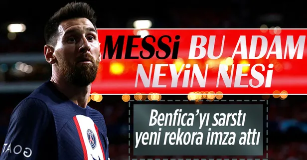 PSG formasıyla Benfica'ya attığı golle geceye damga vuran Lionel Messi bir yeni rekor daha kırdı