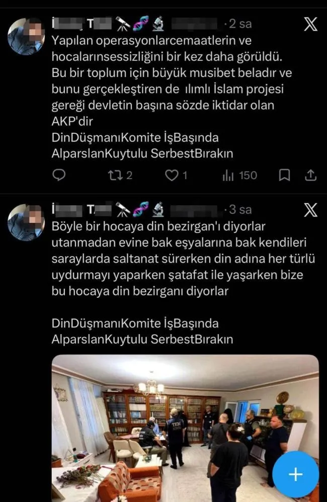 1787424665399.jpg Şanlıurfa’da Alparslan Kuytul Suç Örgütü operasyonuna karşı provokatif paylaşım yapan öğretmen hakkında soruşturma başlatıldı-2