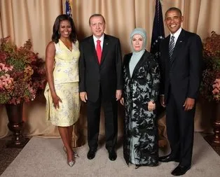 Erdoğan ve Obama çifti aile fotoğrafı çektirdi