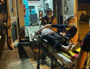 Treeporter ve motosiklet çarpıştı: 2 yaralı