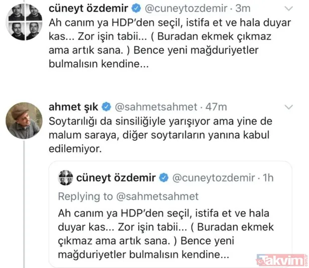 Cüneyt Özdemir ile Ahmet Şık kavga etti! Kirli çamaşırları döküldü