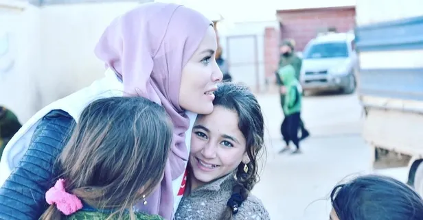 Gamze Özçelik’ten Gazze’de yetimlere destek:  "En ağır yükü de en küçük omuzlar taşıyor"