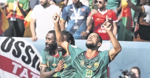 Kamerun’dan müthiş dönüş! Dünya Kupası G Grubu'nda oynanan maçta Kamerun 3-1’den Sırbistan’ı yakaladı