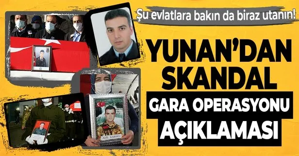 Yunanistan yine tahrik ediyor! PKK’nın Gara’da 13 vatandaşımızı şehit ettiğini görmezden gelip Türkiye’nin operasyonunu kınadı!