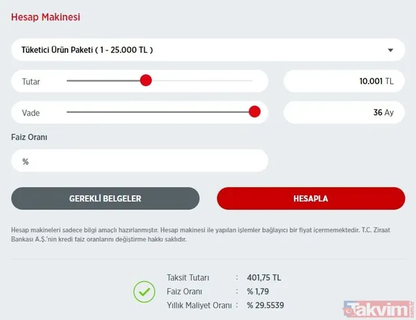 25.000 TL'ye kadar ihtiyaç kredisi veriliyor! 36 ay vade ve kolay ödeme jesti! Ayda 197,81 TL ödeyerek... Halkbank ve Ziraat Bankası ezber bozdu! - 8