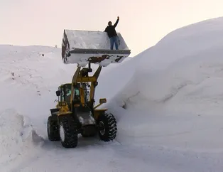 Muş’ta kar kalınlığı 5 metre!
