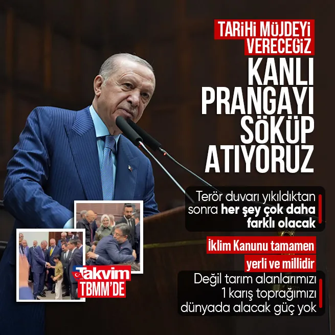 Başkan Erdoğandan terörsüz Türkiye mesajı: Kanlı prangayı söküp atıyoruz | Tarihi müjdeyi vereceğiz